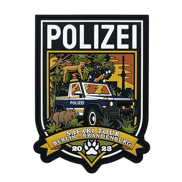 Polizei Berlin/ Brandenburg Safari Tour Rubber Patch