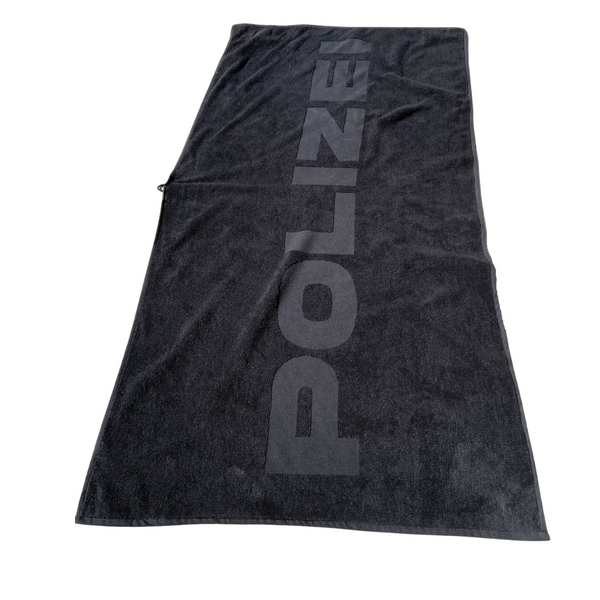 Police Shower Towel Black Ops Style