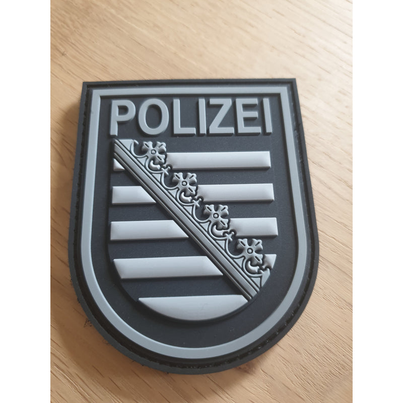 Polizei Sachsen "Black Ops" Patch - Polizeimemesshop