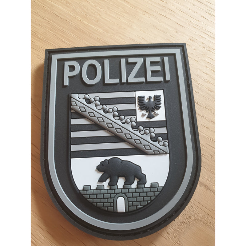Polizei Sachsen-Anhalt "Black Ops" Patch - Polizeimemesshop