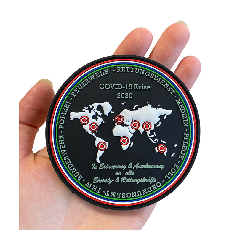 Covid-19 solidarity rubber patch