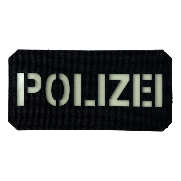 Police Lasercut Patch Fluor