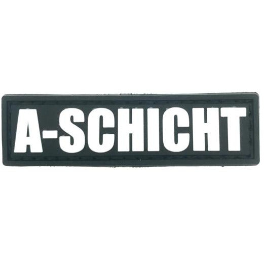 Schicht A-E "Glow in the Dark" Rubberpatch - Polizeimemesshop