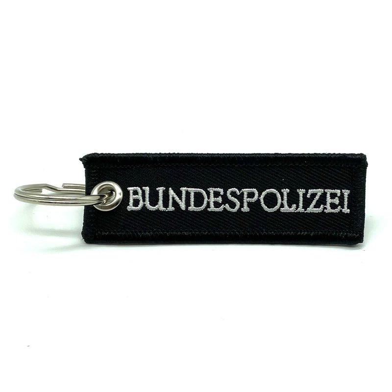 Federal police keychain textile