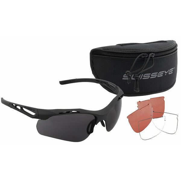 SwissEye® Tactical Attac Schießbrille Schwarz